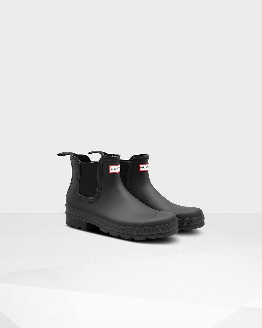 Hunter Original Chelsea Boots - Online Shop Mens Black - QURPET049